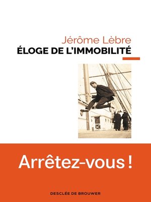 cover image of Éloge de l'immobilité